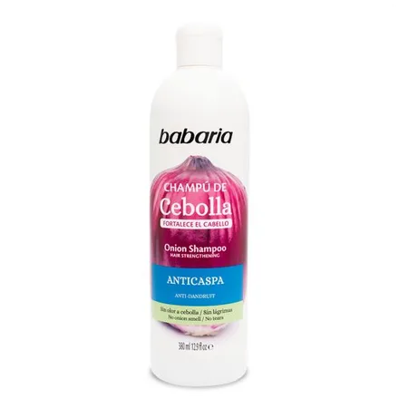 Shampoo Babaria Cebolla Anticaspa 380ml