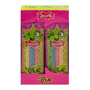 BALA DE GELATINA DOCILE CANUDINHO SUPER ÁCIDO 12X15G