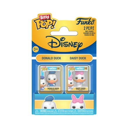 Pack De Muñecos Bitty Pop Disney Donald Y Daisy