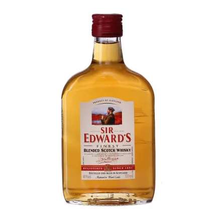 Whisky Sir Edward 8 Anos Petaca 350ml