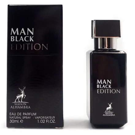 Perfume Maison Alhambra Man Black Eau Parfum Masculino 30ml