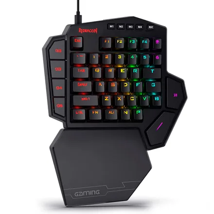 Teclado Gaming Redragon Diti K585 Rgb Switch Brown Wired One Handed