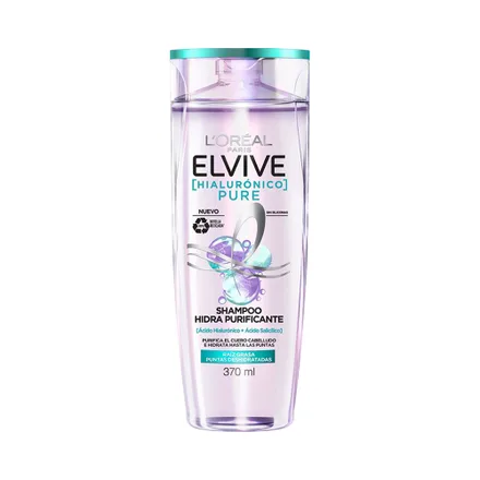 Shampoo Oreal Paris Elvive Hialuronico Pure 370ml