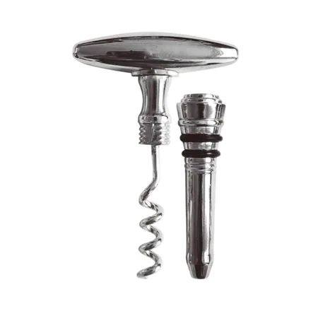 Sacacorchos Y Tapón Para Botella Luxor Lx 601747 Plata