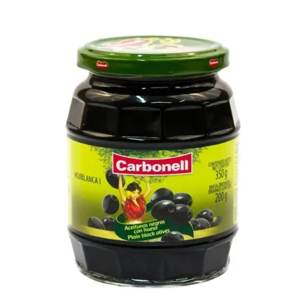 Aceitunas Negras Carbonell 200g
