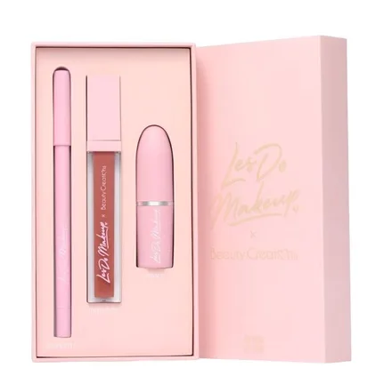 BEAUTY CREATIONS SET LABIAL LES DO MAKEUP LIP TRIO MI VIDA