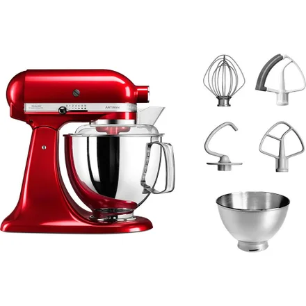 Batedeira KitchenAid Artisan Plus Tigela Extra 220V 50/60Hz Vermelho – 5KSM175PSECA