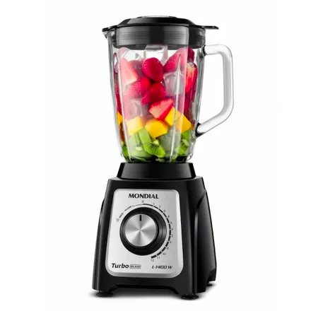 Licuadora Molimix MLV1200 1.8L 1200W/5Velocidades/110V/60HZ Jarra de Vidrio - Grey