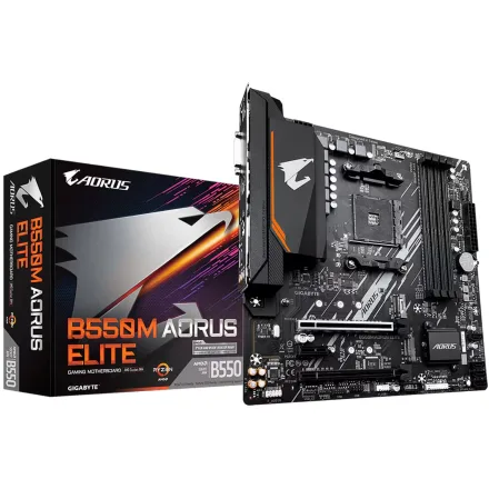 Placa Mae Gigabyte B550 Aorus Elite V2 Soquete AM4 Oc