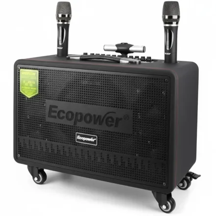 Ecopower Speaker Ep S204 8 X2 Aux Microfono