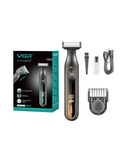 Barbeador Ele Trico 360 Vgr Lavavel 60 Min Ipx 6