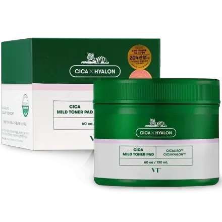 Almofadas Tonicas Vt Cosmetics Cica Mild Toner Pad 60