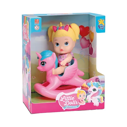 Muneca Divertoys Little Dolls Balancin 8043