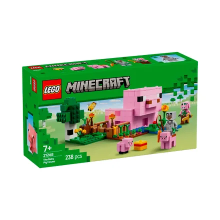 Juguete Construccion Lego Minecraft Baby Pig House 238 Piezas