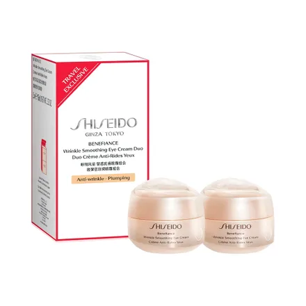 Crema Contorno Ojos Shiseido Benefiance Anti Wrinkle Duo 2 Piezas