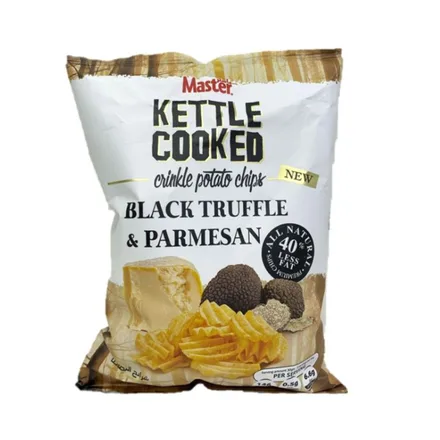 MASTER CHIPS KETTLE COOKED BLACK TRUFFLE & PARMESAN
