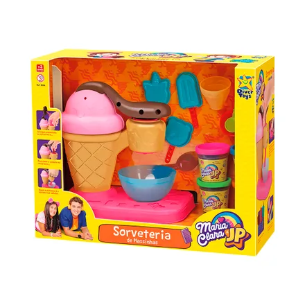 Juego Divertoys Maria Clara Jp Heladeria Plastilina 8206
