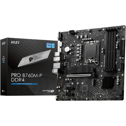 Placa Madre Msi Pro Ddr 4 Con Socket Lga 1700 Matx Hasta
