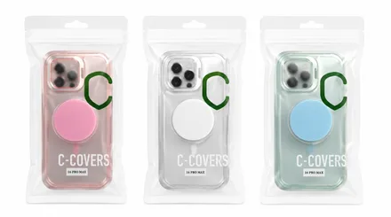Covers Capa 360 iPhone 13 Pop Socket Varios Colores