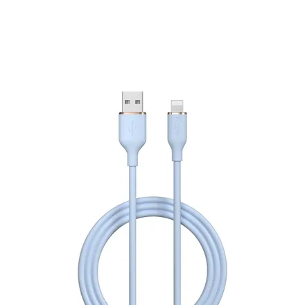 DEVIA CABLE EC630 USB A LIGHTNING 1.2M BLUE
