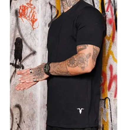 Remera Ignite Regular 61003 Masculino - Blanco/Negro