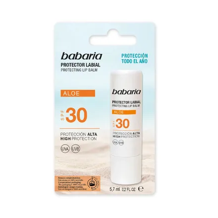 Protector Labial Babaria Aloe Spf 30 Ml
