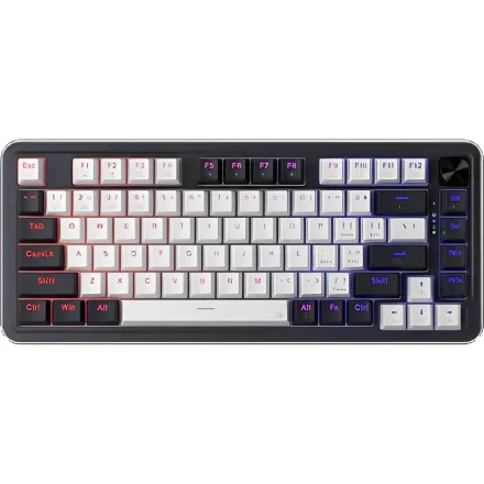 REDRAGON TECLADO WIRELESS UCAL PRO K673WB-RGB-PRO ENG BLANCO/NEGRO