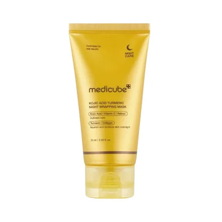 Mascarilla Facial Medicube Kojic Acid Turmeric Wrapping Night 75ml