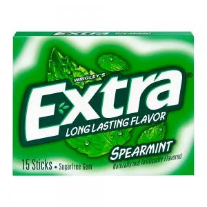 Chiclete Acucar Extra Menta 15 Tiras