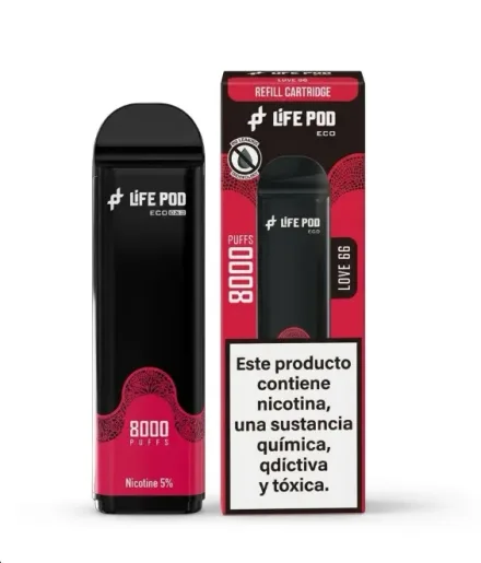 Life Pod Vaper Desechable Eco Pro Love 66