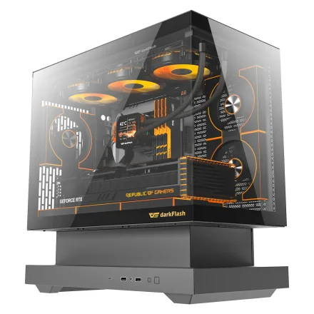 Gabinete Darkflash Floatron F1 6 Fans Argb
