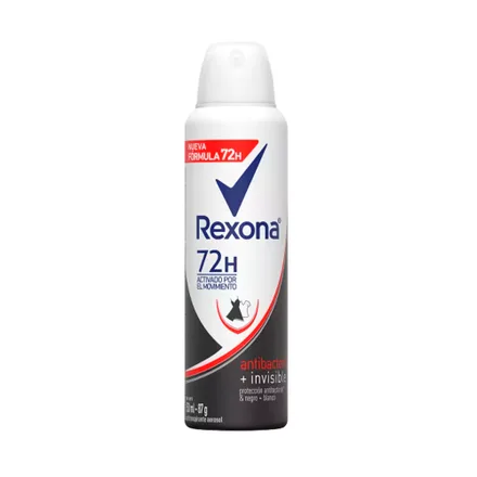Desodorante Rexona Antibacterial Invisible 72 150ml