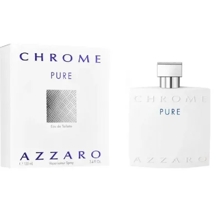 Perfume Azzaro Chrome Pure Eau Toilette Masculino 100ml