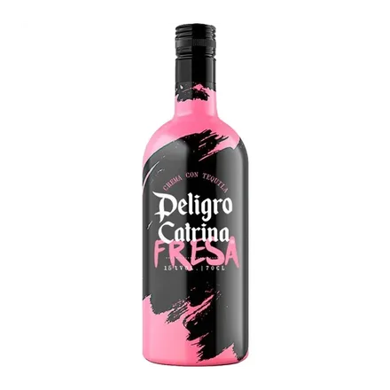 Tequila Peligro Catrina Crema Fresa 700ml