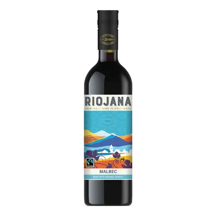 Vino Riojana Organico Malbec 750ml