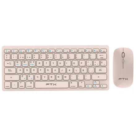 Teclado FTX Wireless + Mouse FTXGK03S Portugués - Glolden