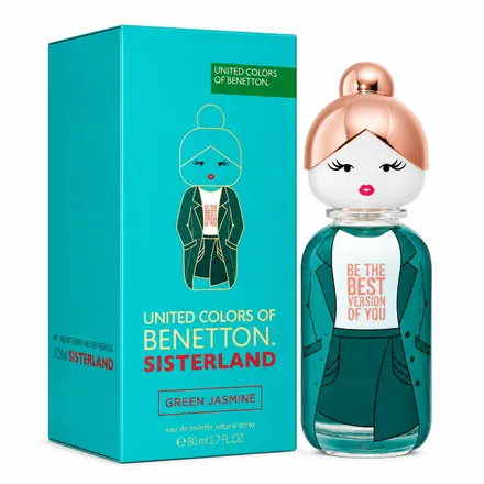 Benetton Perfume Sisterland Green Jasmin Eau Toilette 80ml