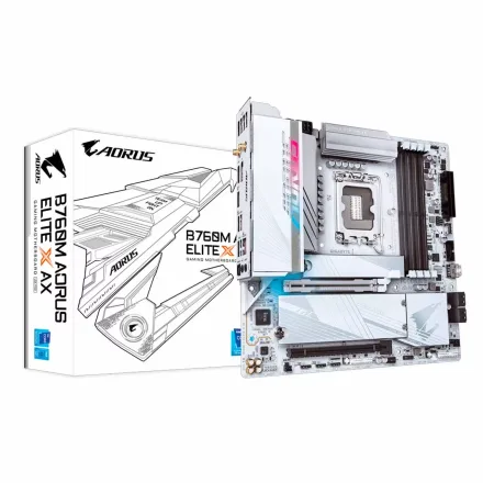 Placa Mae Gigabyte Aorus Elite Ax Ddr 5 Socket Lga 1700 Chipset B760 Atx