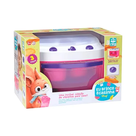 Juego Nig Brinquedos Chef Cocina 604 3 Piezas