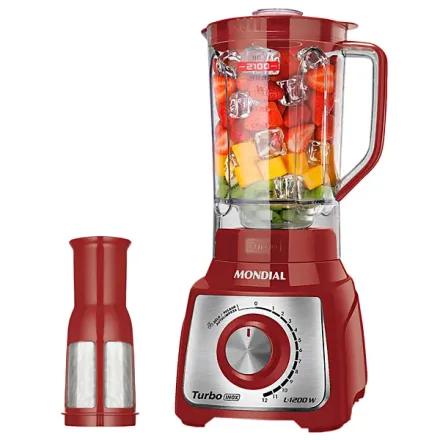 Liquidificador Mondial Turbo Inox 1200 Ri Watts 3 Litros 12 Velocidades Pulsar 50