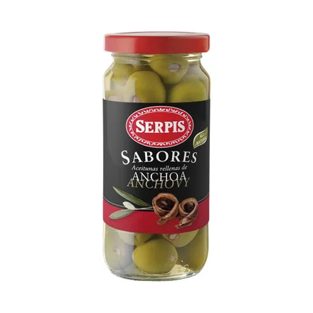 Aceitunas El Serpis Rellenas Anchoas 235g