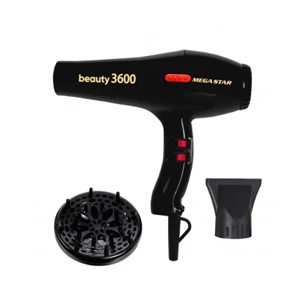 Secador De Pelo Mega Star Sc226 Black 220 V