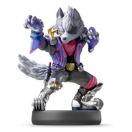 Boneco Amiibo Nintendo Super Mario Bros Wolf Donnell 68