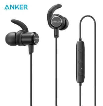 Fone Anker SoundBuds Sport Wireless com Microfone A3233H11 Preto