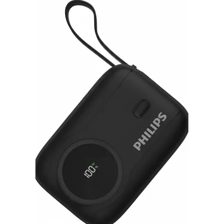PHILIPS CARGADOR PORTATIL DLP8722 10000MAH BLACK