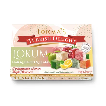 DULCE LOKMA’S TURKISH DELIGHT WITH MIX FRUIT 300GR