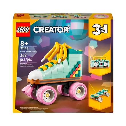 Juguete Construccion Lego Creator Retro Roller Skate 3 En 1 342 Piezas