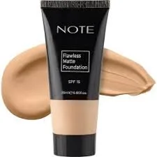 Note Base Flawless Matte Foundation 06 Sunny