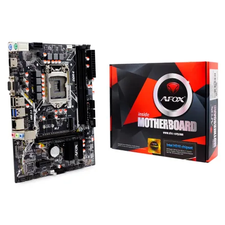 Placa Mae Afox MA6 V2 Ddr 4 Socket 1200 Chipset H510 Atx
