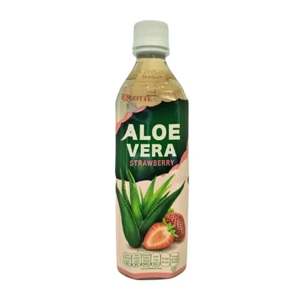 Bebida Aloe Vera Lotte Frutilla 500ml